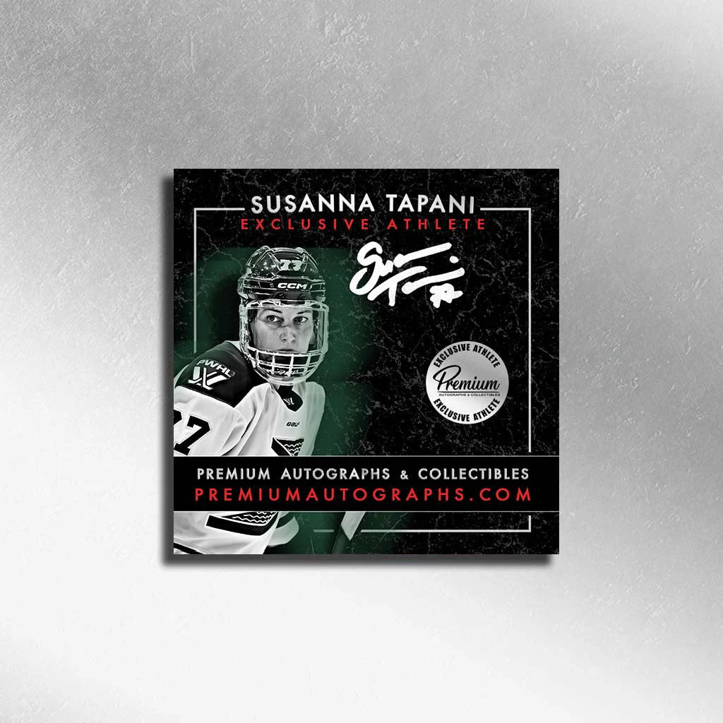 Susanna Tapani Boston Fleet PWHL Autographed 8×10 Photograph Looking for Pass