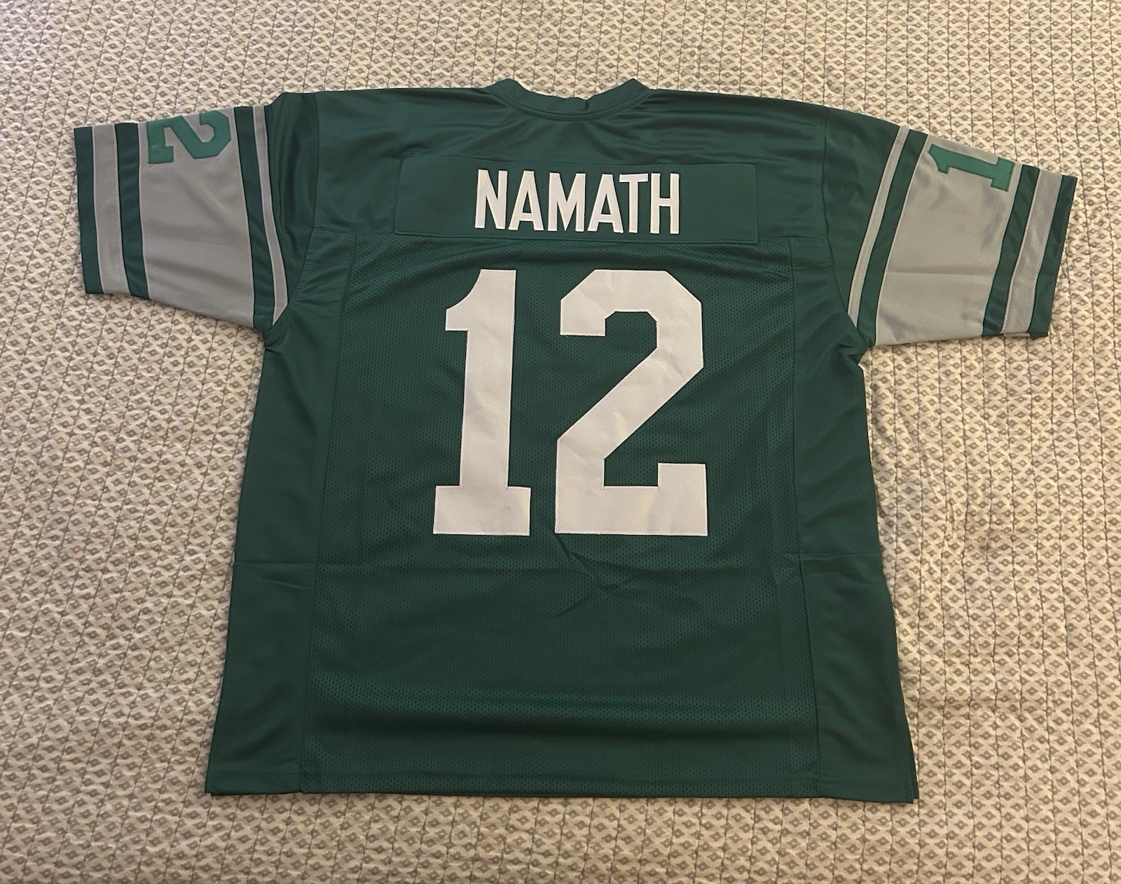 Joe Namath Custom New York Jets Football Jersey -Rare Color Variation- Brand New