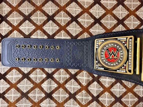 WORLD HEAVYWEIGHT CHAMPIONSHIP REPLICA TITLE BRASS BELT BLACK ADULT SIZE 6MM