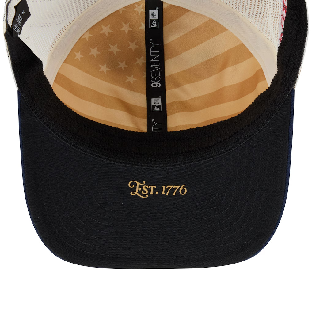 Los Angeles Dodgers New Era USA 250 4th of July 9SEVENTY Adjustable Trucker Hat