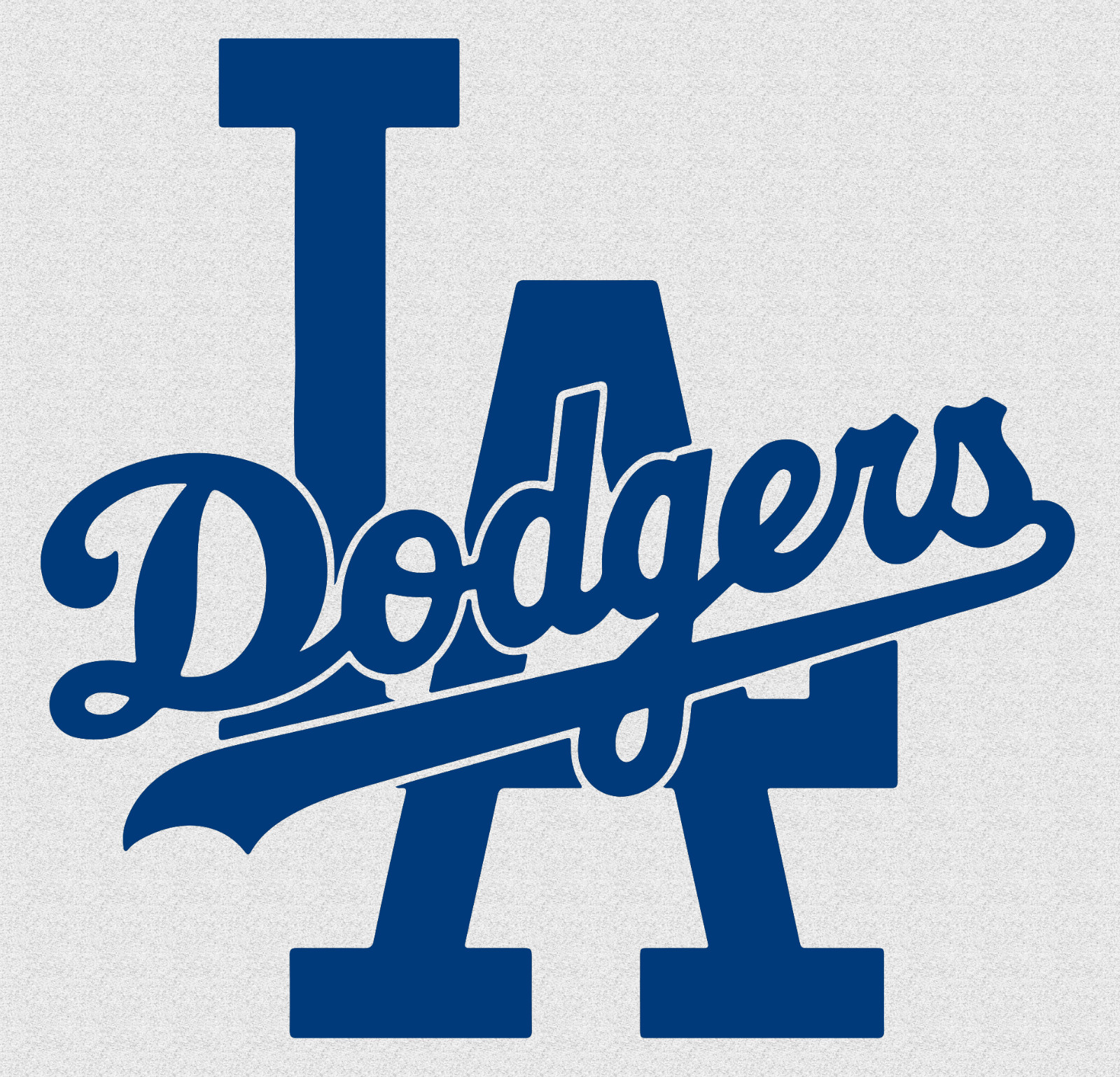 LA with Dodgers Across Decal Stickers