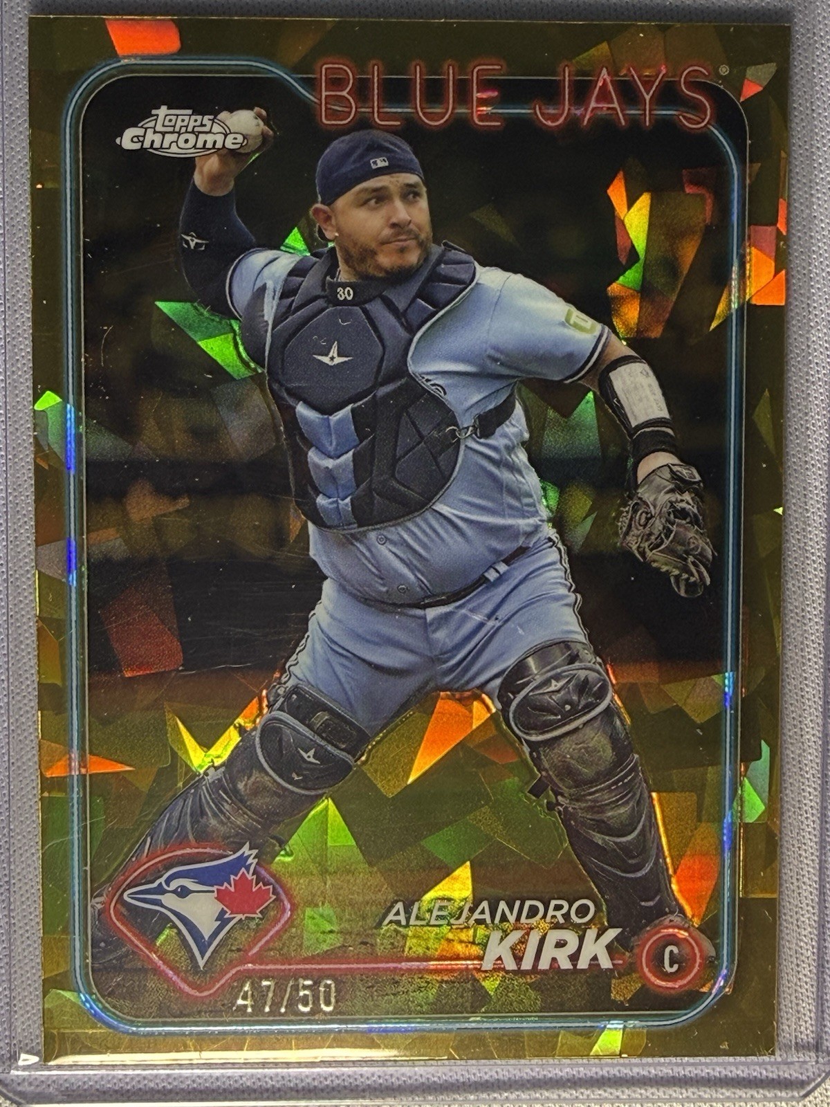 2024 Topps Chrome Sapphire Edition – Alejandro Kirk #655 Gold /50