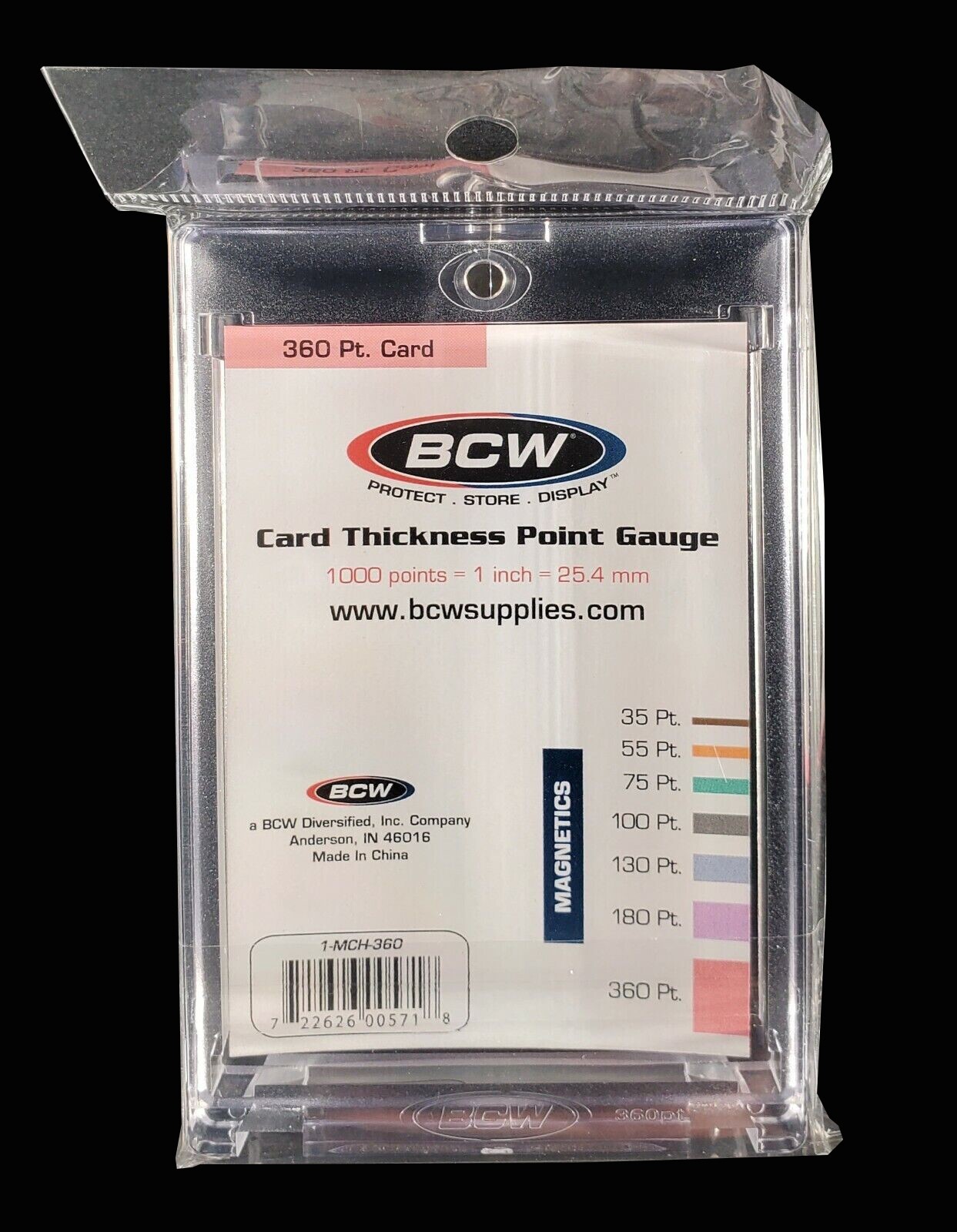 8 BCW Magnetic Card Holders 360 Pt Recessed UV Protection Slab 2 1/2 x 3 1/2 “