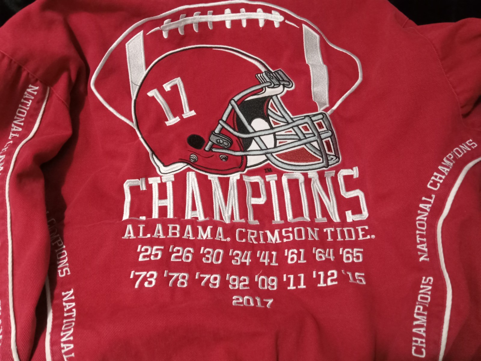 Authentic Limited Edition Alabama Coat, Roll-Tide!
