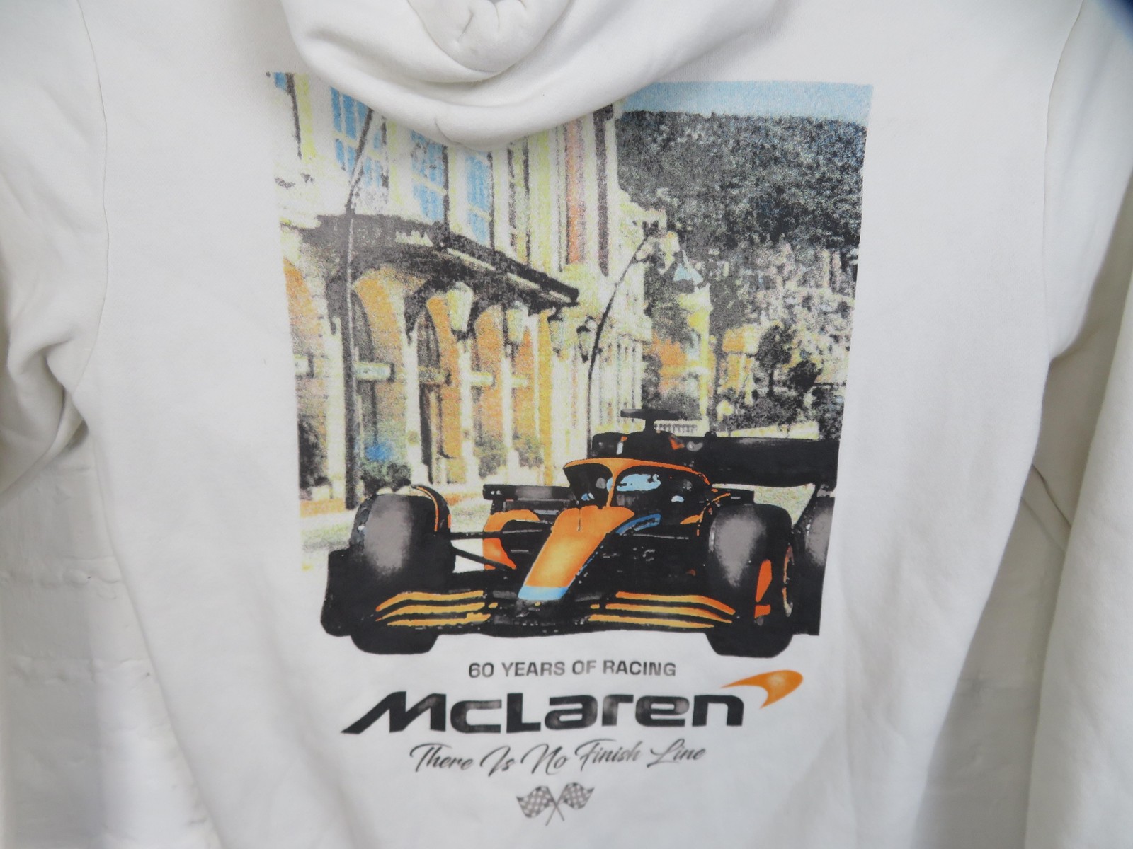 Hollister x McLaren Formula 1 Team Sweatshirt Mens XS Racing Hoodie Graphic