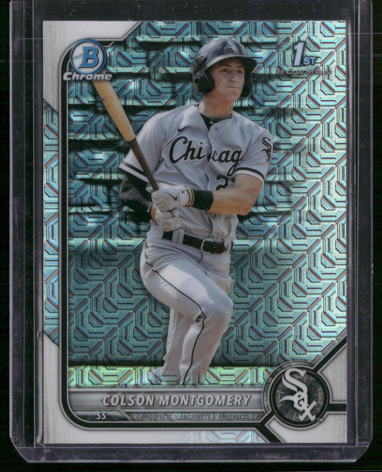 2022 Bowman #BCP-71 Colson Montgomery Chrome Prospects Mojo Refractors