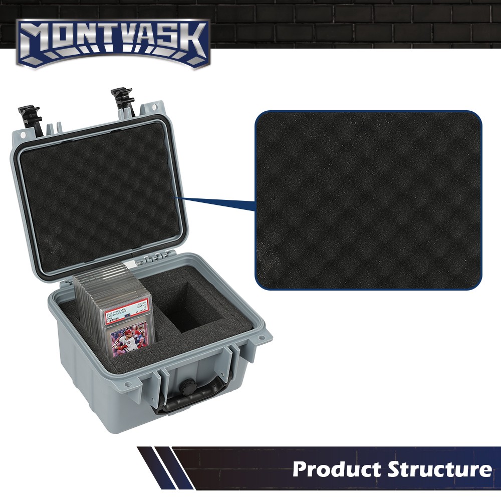 [50CT 150CT] Weatherproof Graded Card Storage Box Case Slab Holder Protector NEW