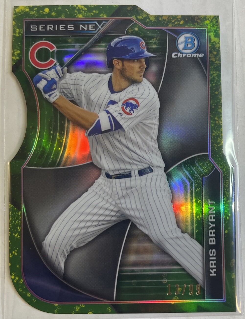 Kris Bryant 2015 Bowman Chrome Series Next Green Refractor Rookie #d 13/99 Rare