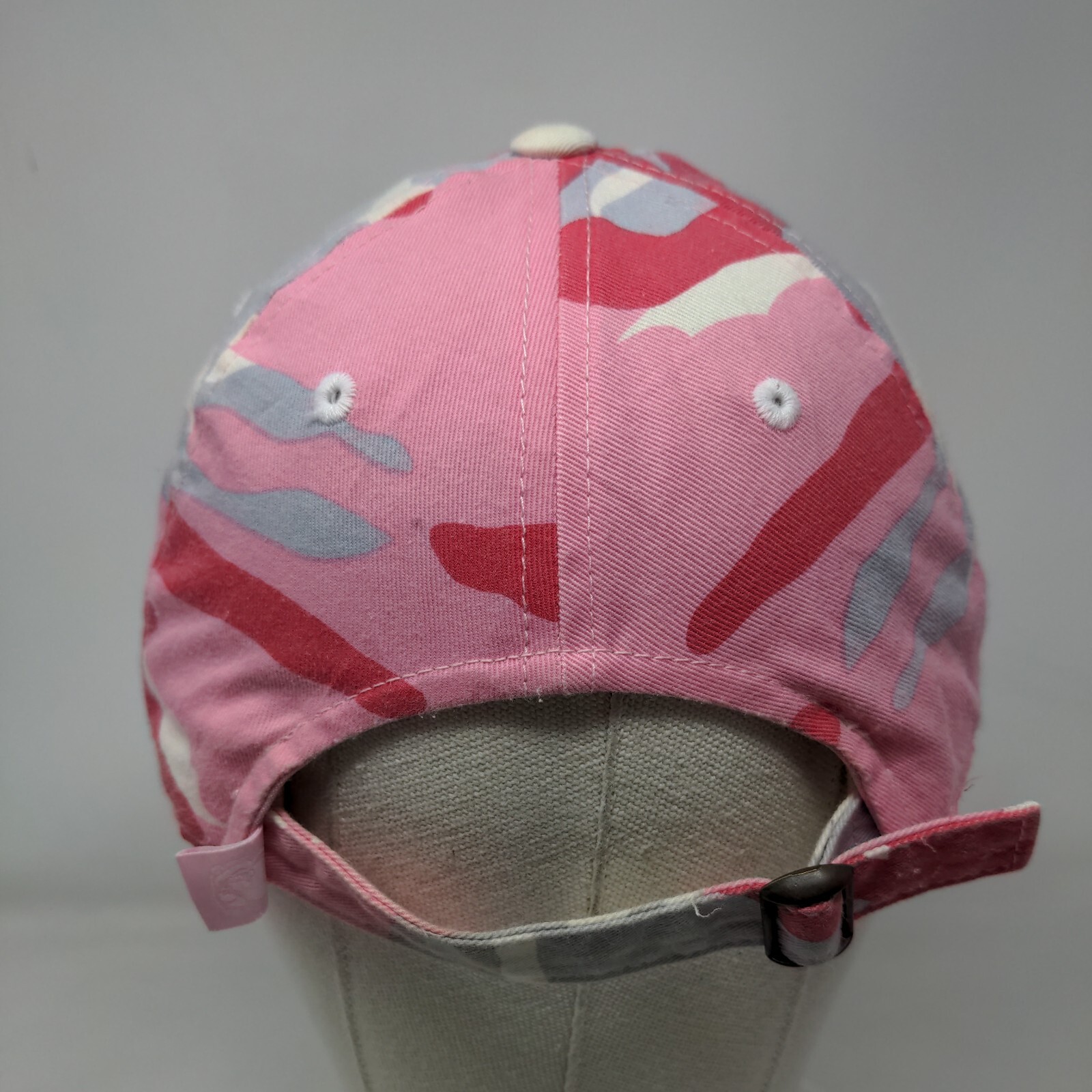 Mississippi State Slideback Pink Camo Hat OSFA Embroidered Logo NCAA