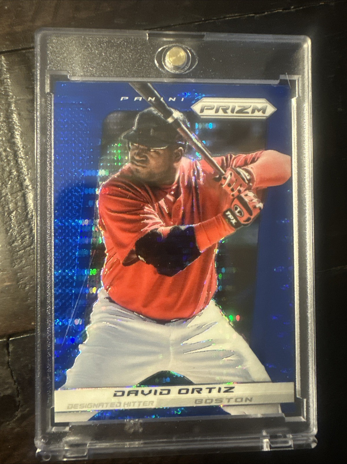 2013 Panini Prizm 29 David Ortiz Blue Pulsar Mint MLB Boston Red Sox