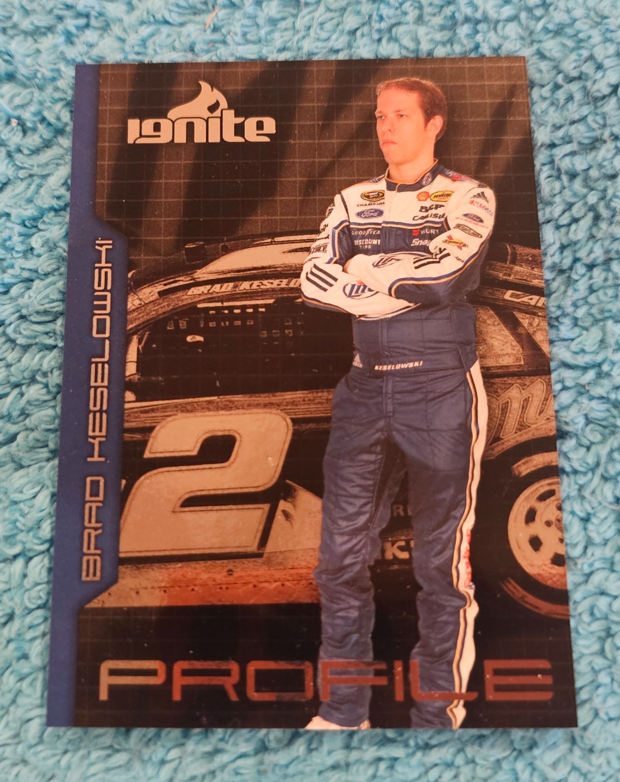 2013 Press Pass Ignite Profile NASCAR Brad Keselowski #P 15/15