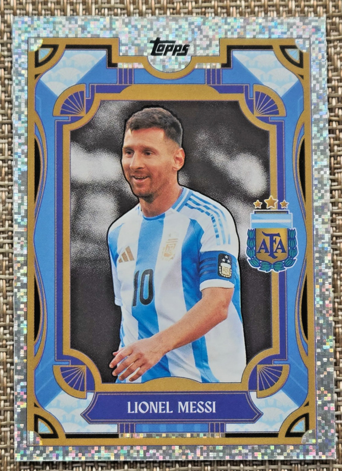 2024-25 Topps Argentina Team Set Tango Sparkle – Lionel Messi #36 GOAT!!