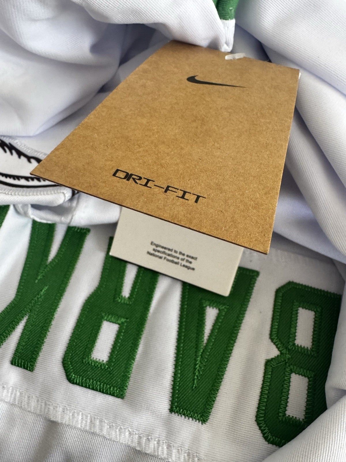 Nike Philadelphia Eagles #26 On Field Dri-FIT Jersey White Green Black S
