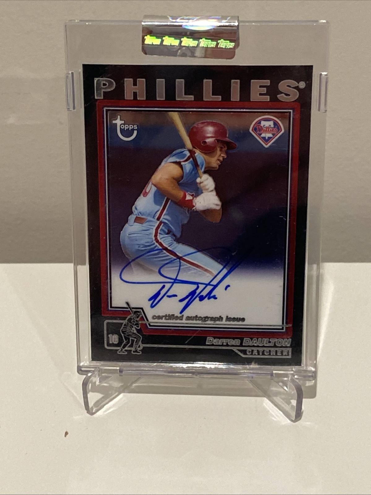 2004 Topps Retired Signature Edition – Autographs Darren Daulton #TA-DD Auto