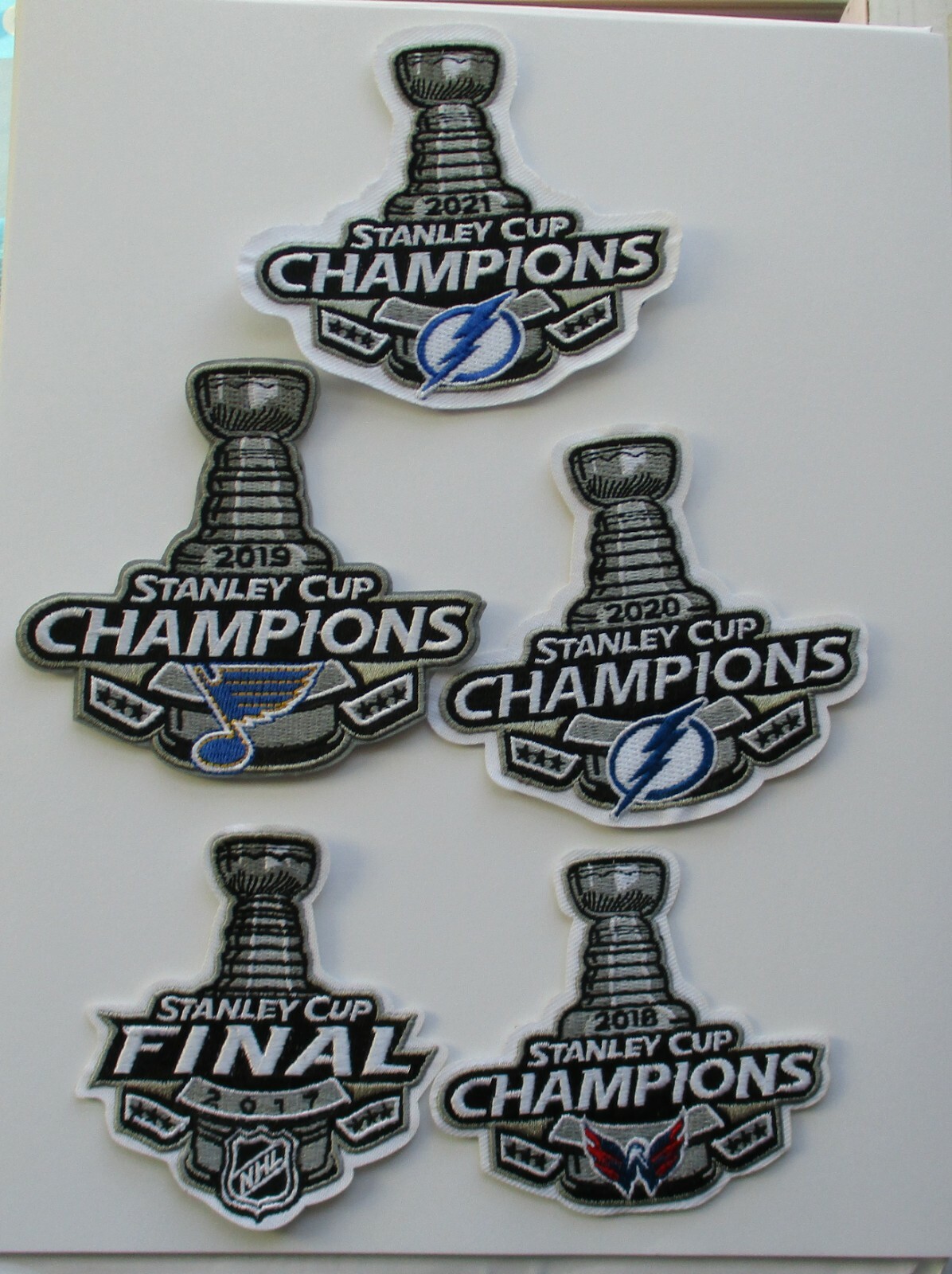 ALL (5) 2017 – THRU 2021 NHL STANLEY CUP FINALS # 92