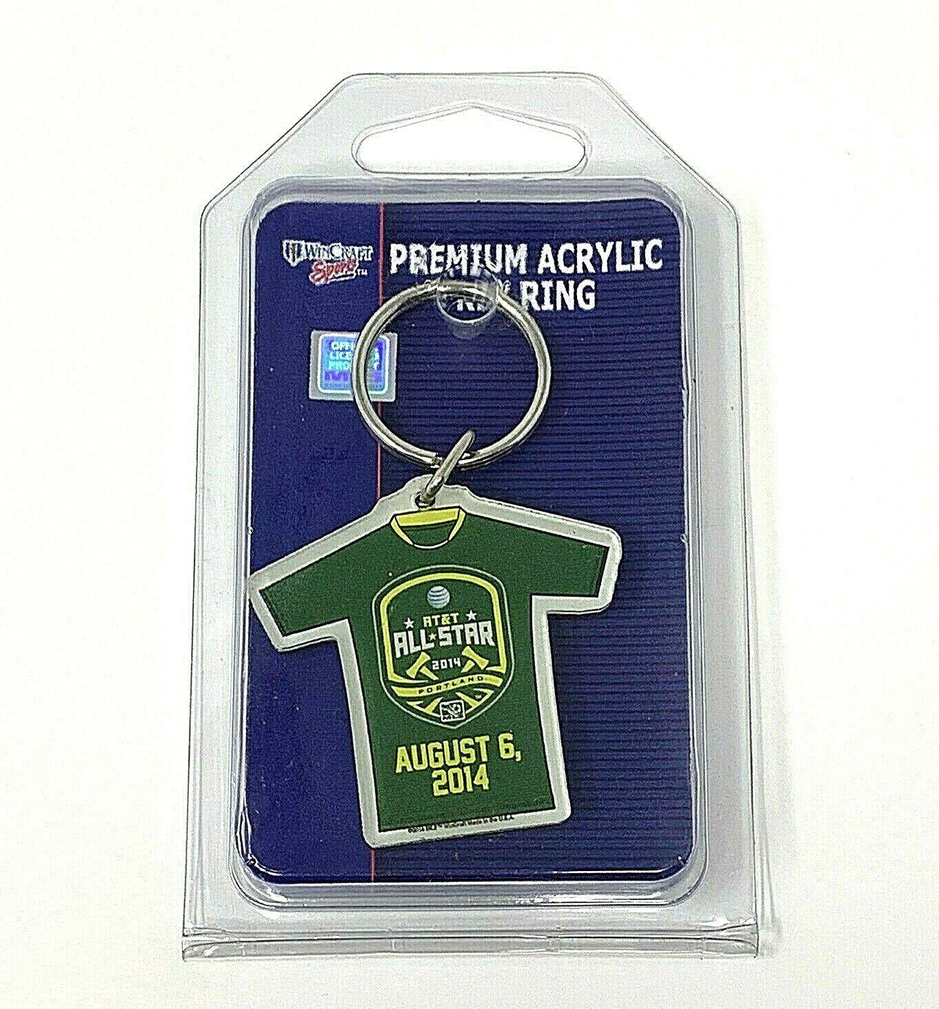 MLS Portland Timbers Soccer Football Keychain All-Star Event 2014 New in Package