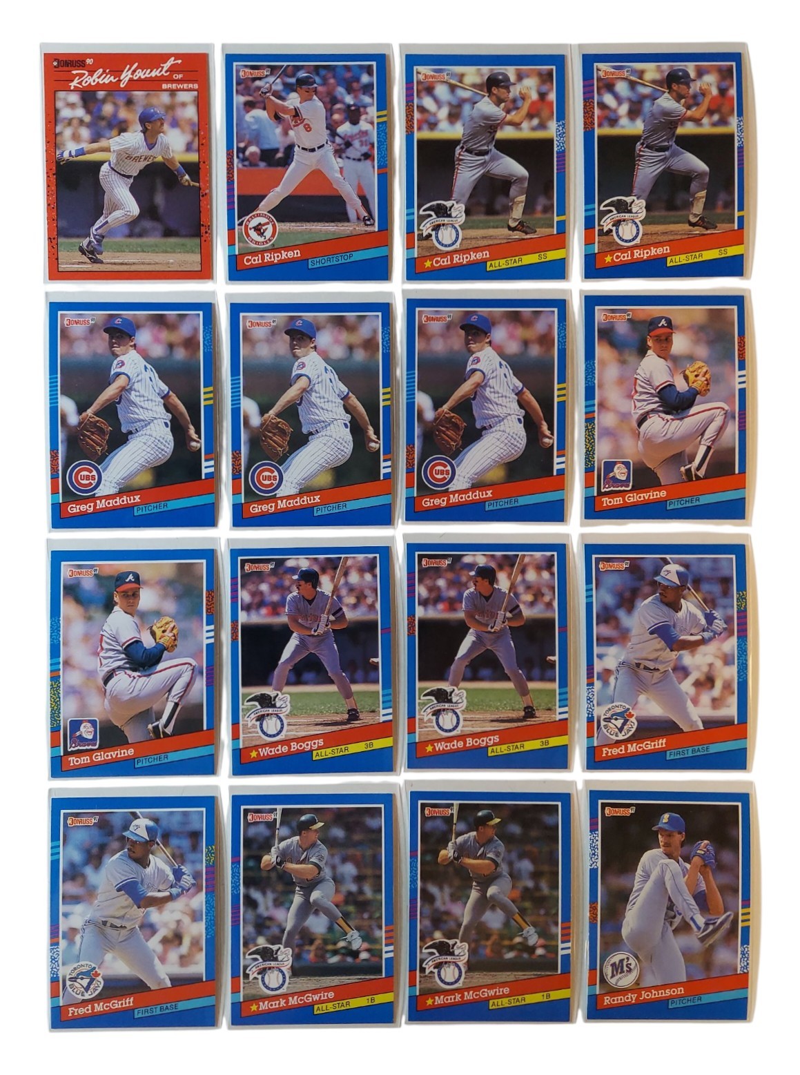 junk wax HALL OF FAMERS 286 Cards • 1989-92 • NRMT-MINT
