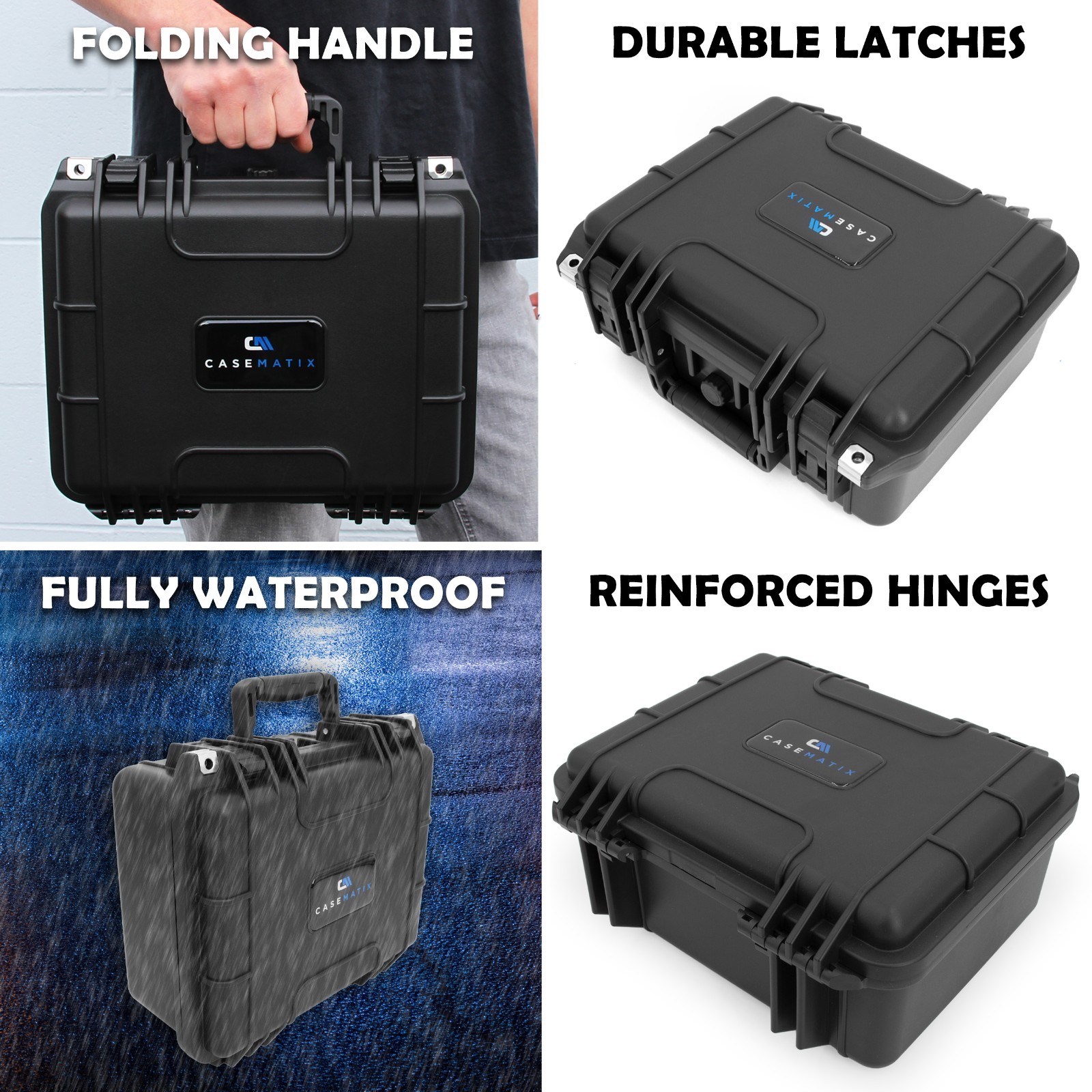 CM Top Loader Card Case For Toploaders in Waterproof Toploader Storage Box Foam