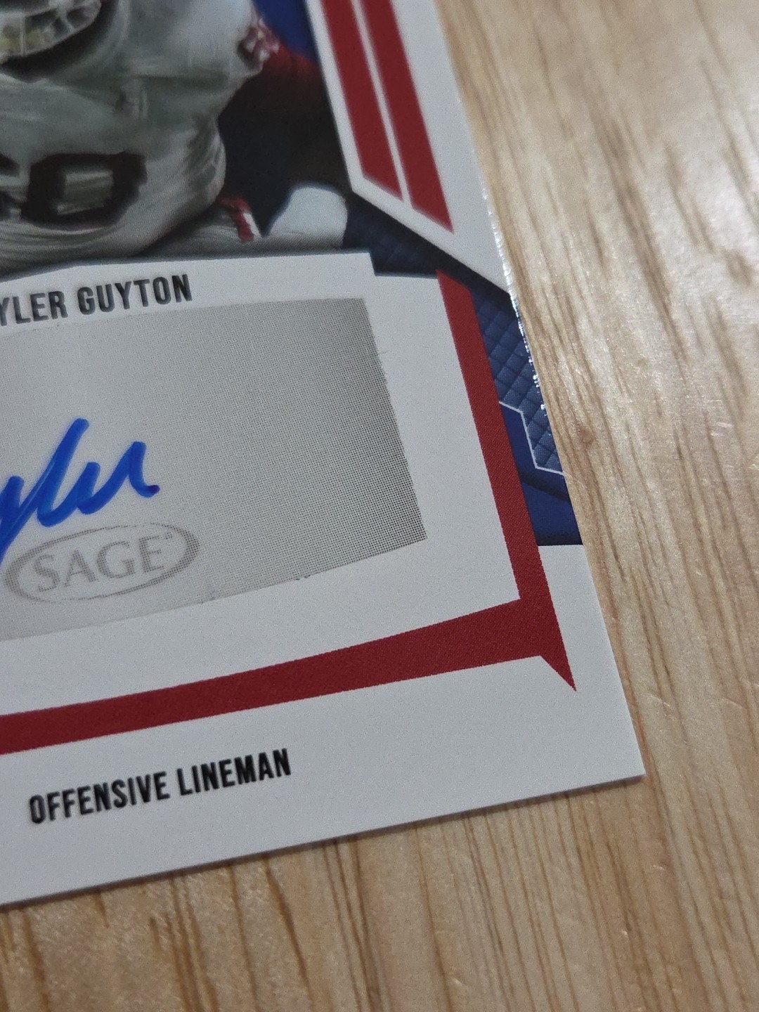 2024 SAGE TYLER GUYTON Red Autograph #A-TG2 Rookie Auto RC Cowboys