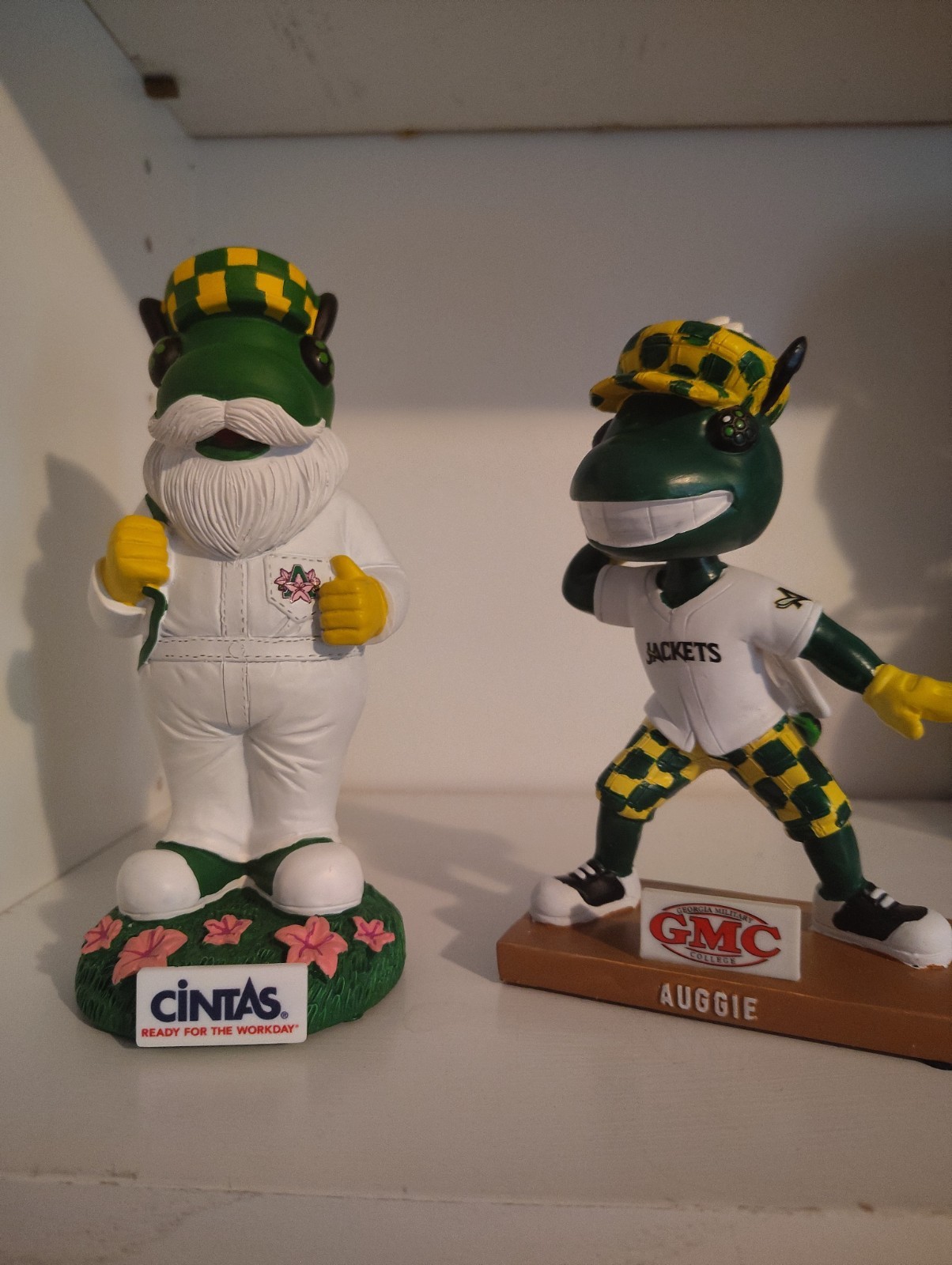 Augusta Greenjackets Mascot Bobblehead Gnome Set 2018 2026 Atlanta Braves