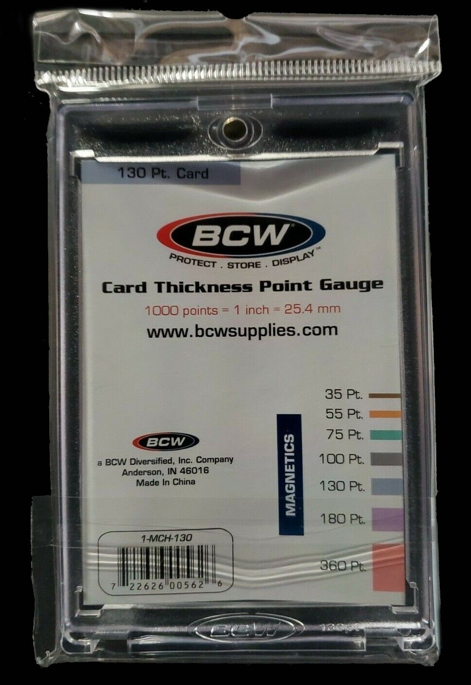 5 BCW Magnetic Card Holders 130 Pt Recessed UV Protection Slab 2 1/2 x 3 1/2 “