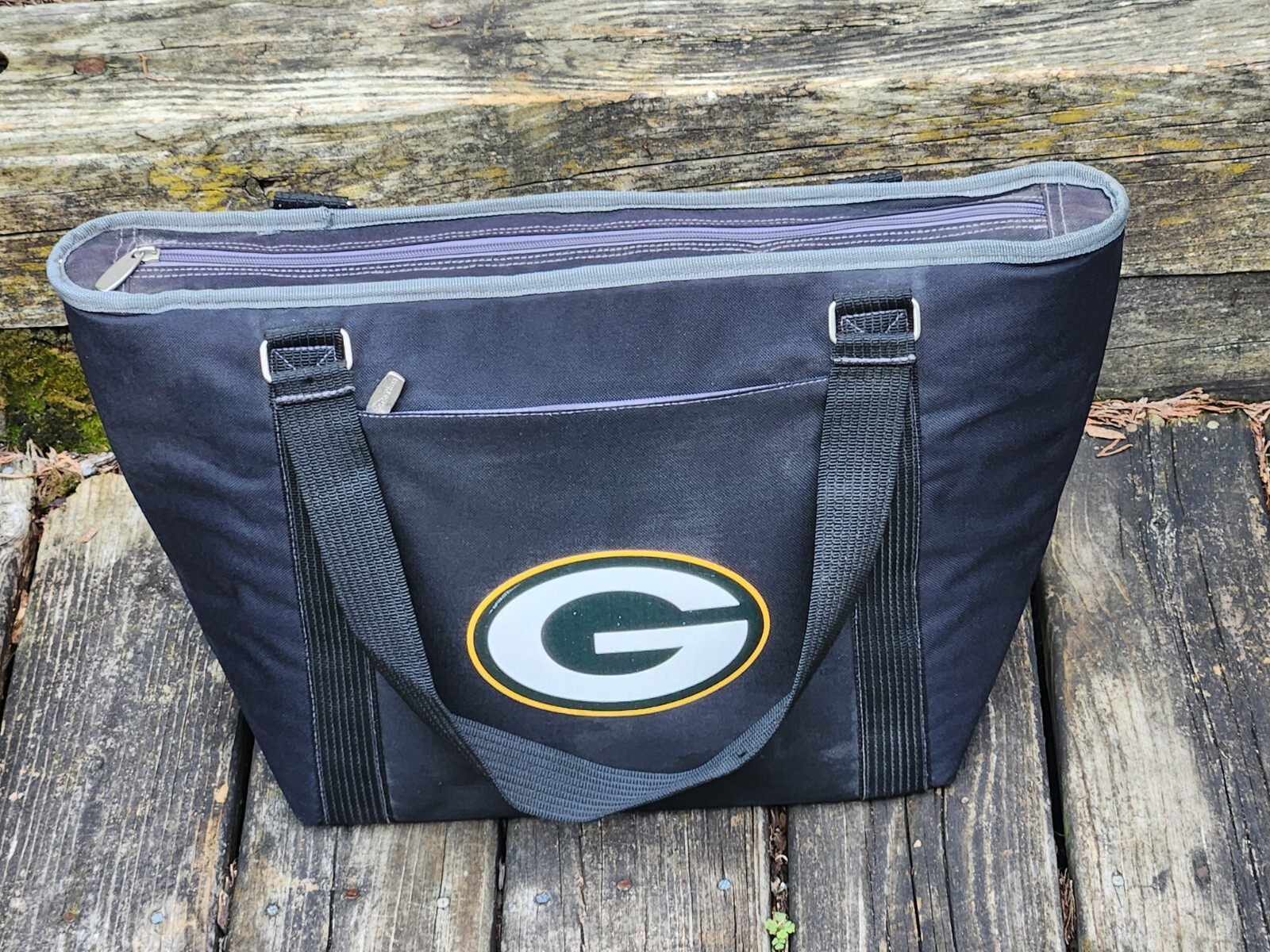 Green Bay Packers Insulated Tote Picnic Tire Bag Caddy Cooler Lunch Tailgate NFL