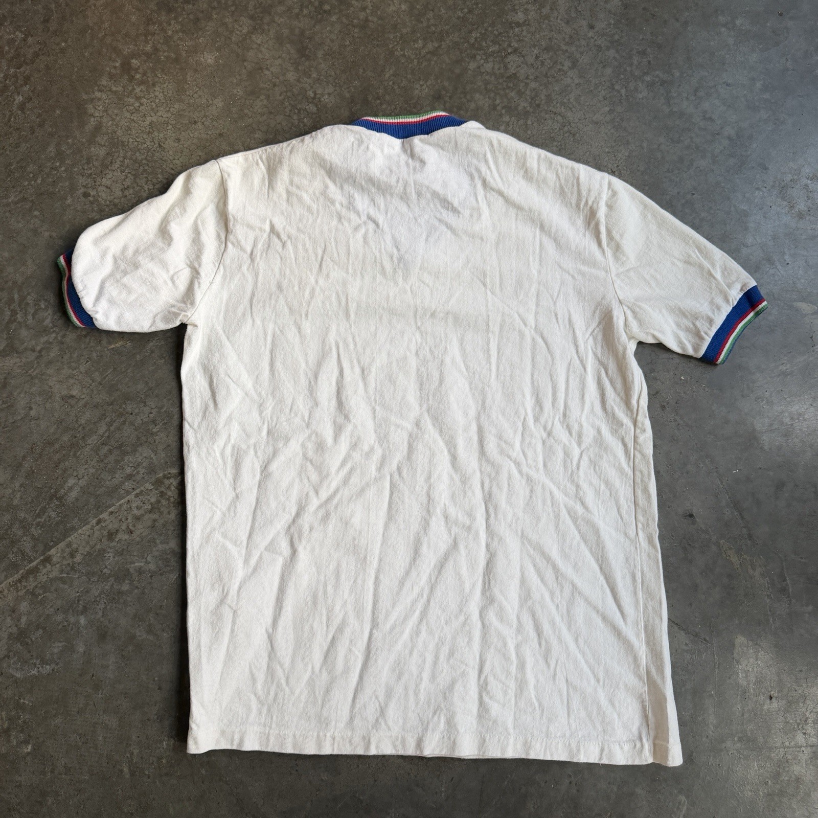RARE Italy 1982 Football Soccer Away Jersey World Cup Champions Le Coq Sportif M