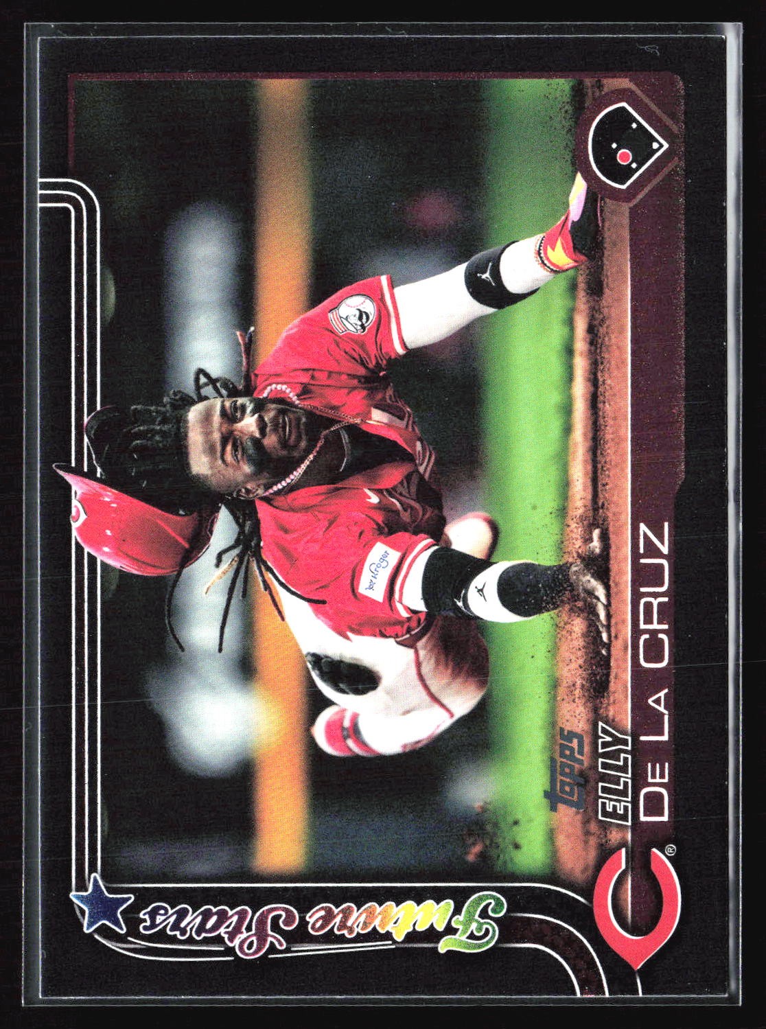 2025 Topps #150 Elly De La Cruz Black #/74