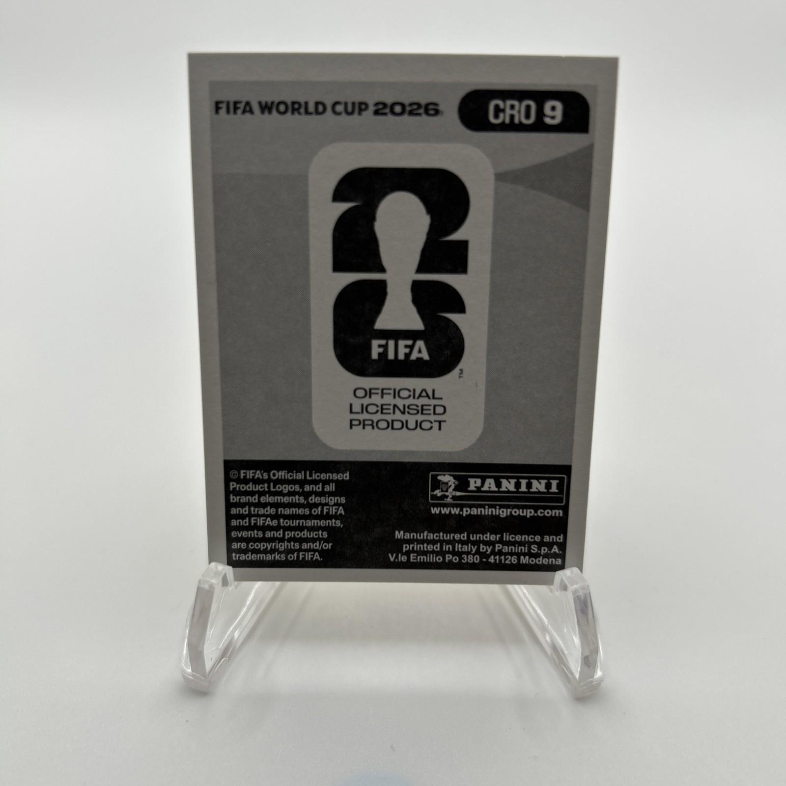 Luka Modric Gold Parallel CRO9 FIFA World Cup 2026 Panini Sticker Croatia…