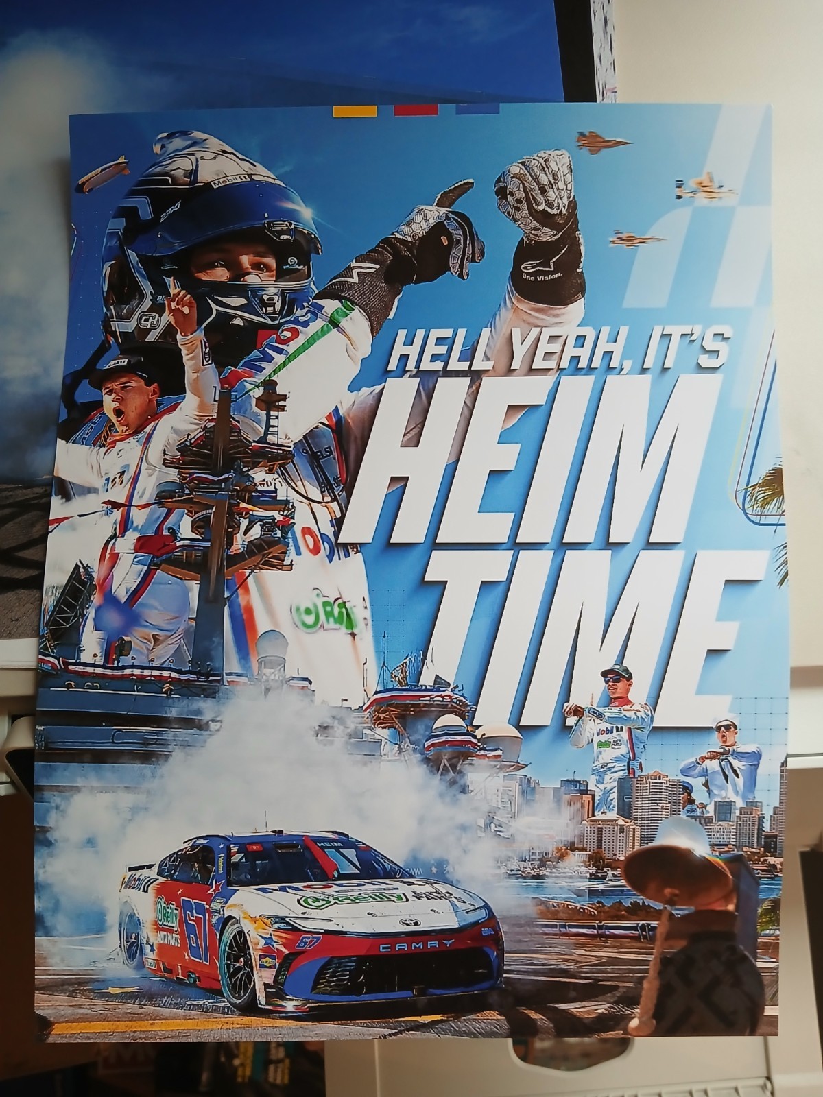 Corey Heim 8.5×11 Glossy Photo 2026 Nascar San Diego 1st Win