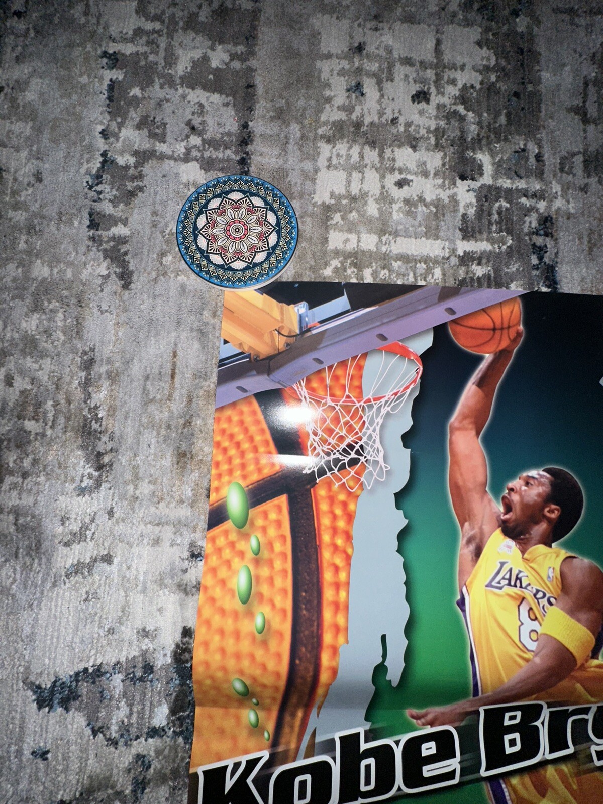 Kobe Byrant Los Angeles Lakers NBA Sprite 2002 Poster