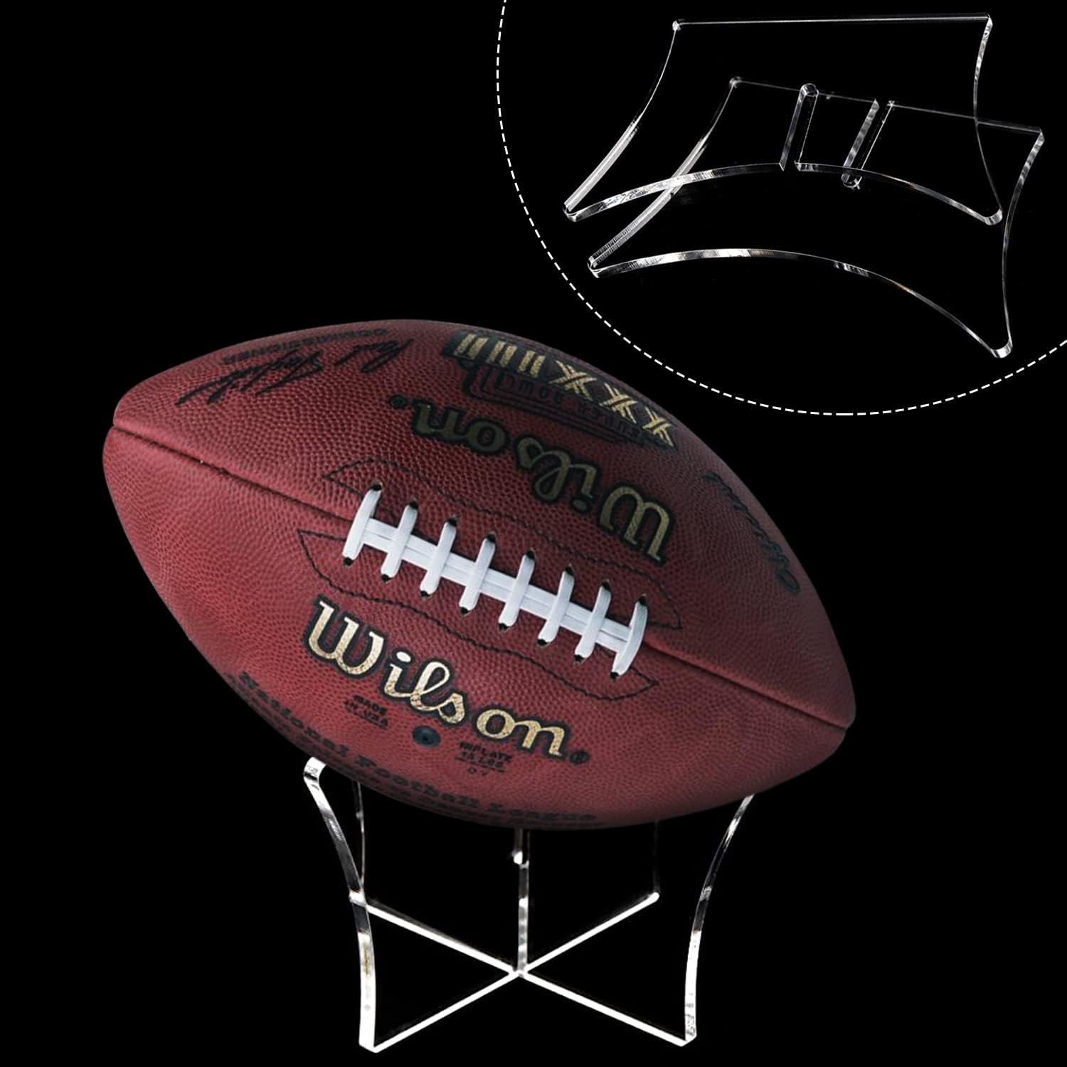 Acrylic Display Rack, Ball Stand Holder Display Stand for Basketball, Football .