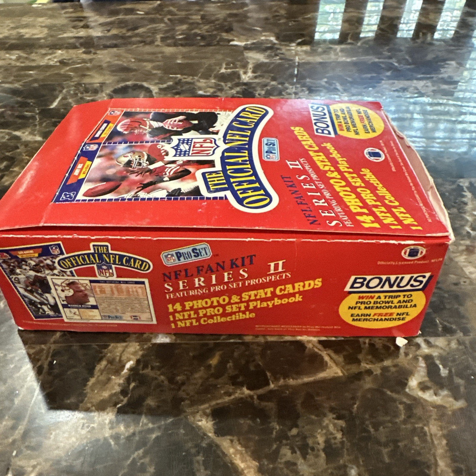 1989 NFL PRO SET SERIES II BOX 36 (UNOPENED) PACKS POSSIBLE BARRY SANDERS ROOKIE