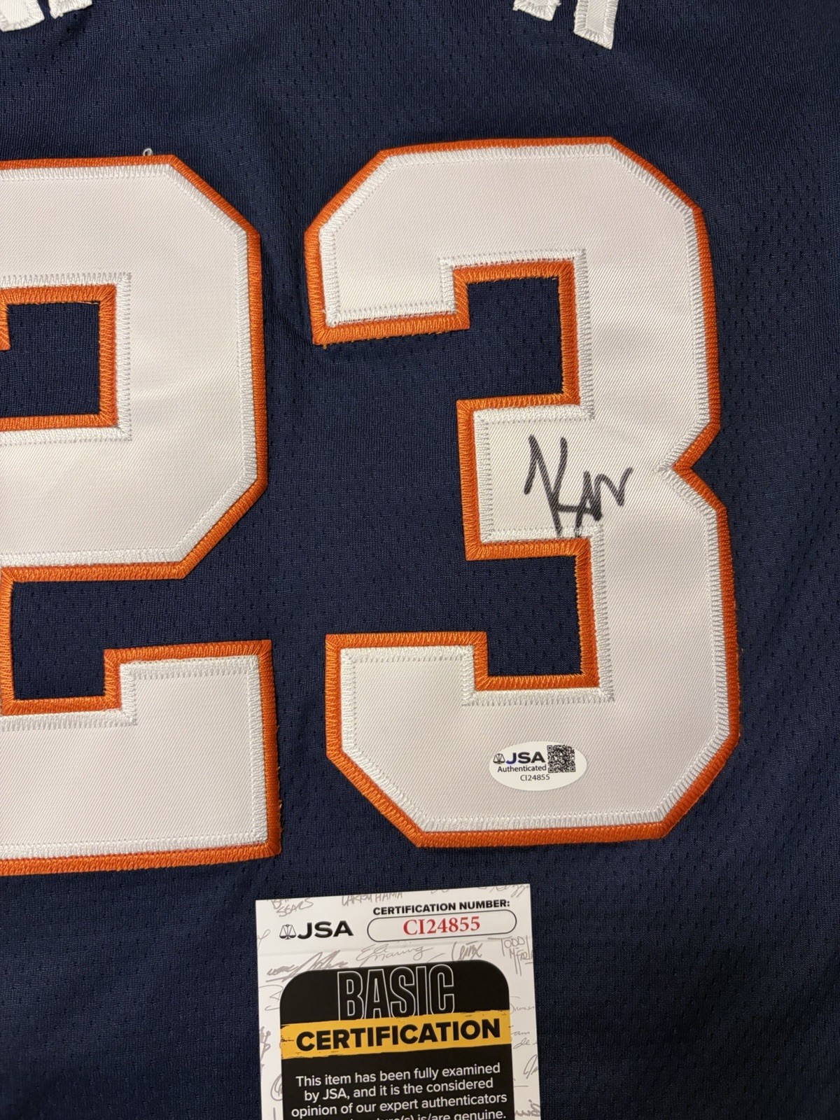 Keaton Wagler Signed Jersey JSA CERT Illinois LA Clippers Autographed