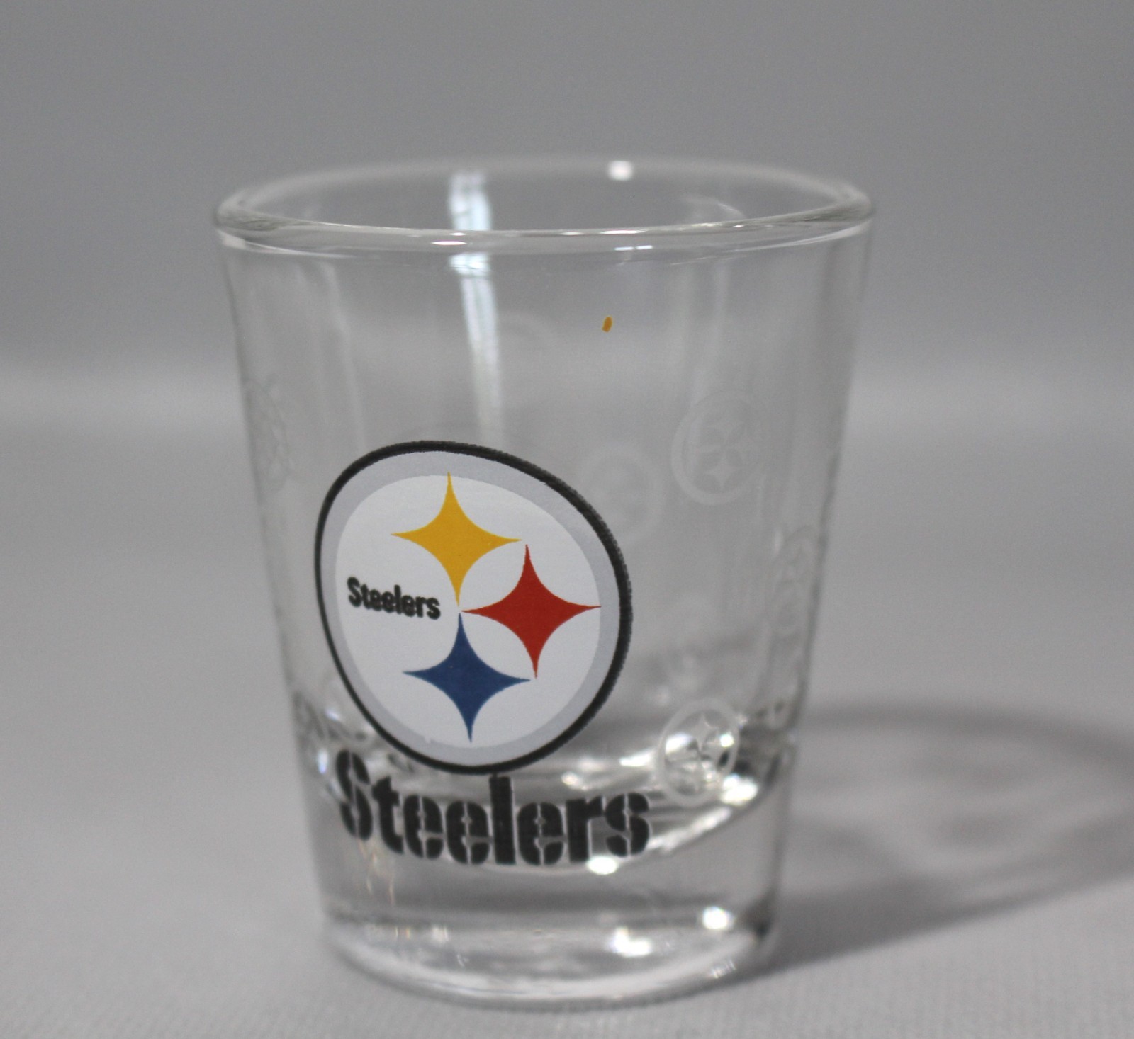 NFL Pittsburg Steelers 2 oz. Shot Glasses With Team Logo – Lot of 3