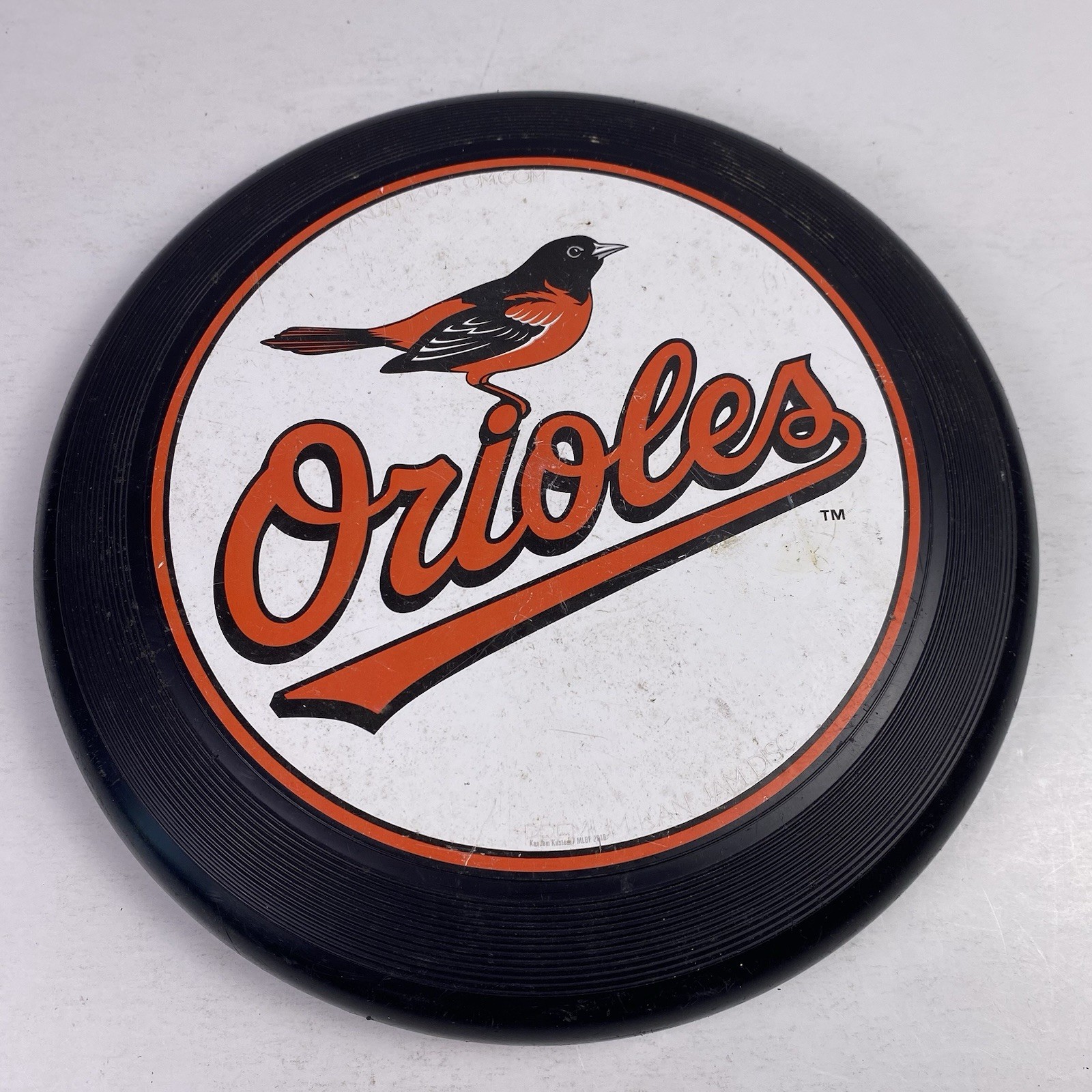 Vintage Baltimore Orioles Frisbee Kan Jam Disc Made In Canada 10.5”