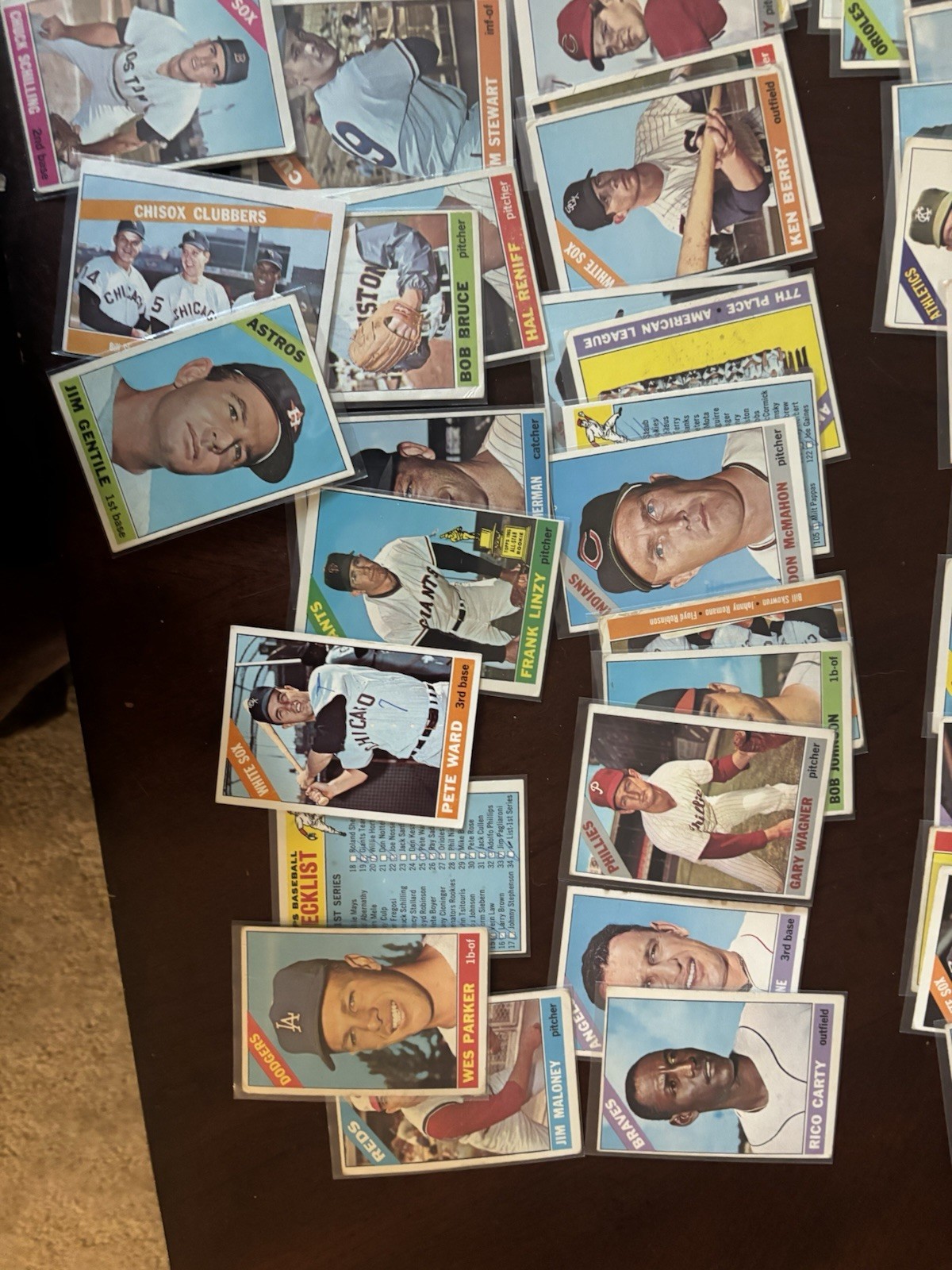 1966 Topps baseball 78 cards Willie Mays team cards mid to high card # to 520
