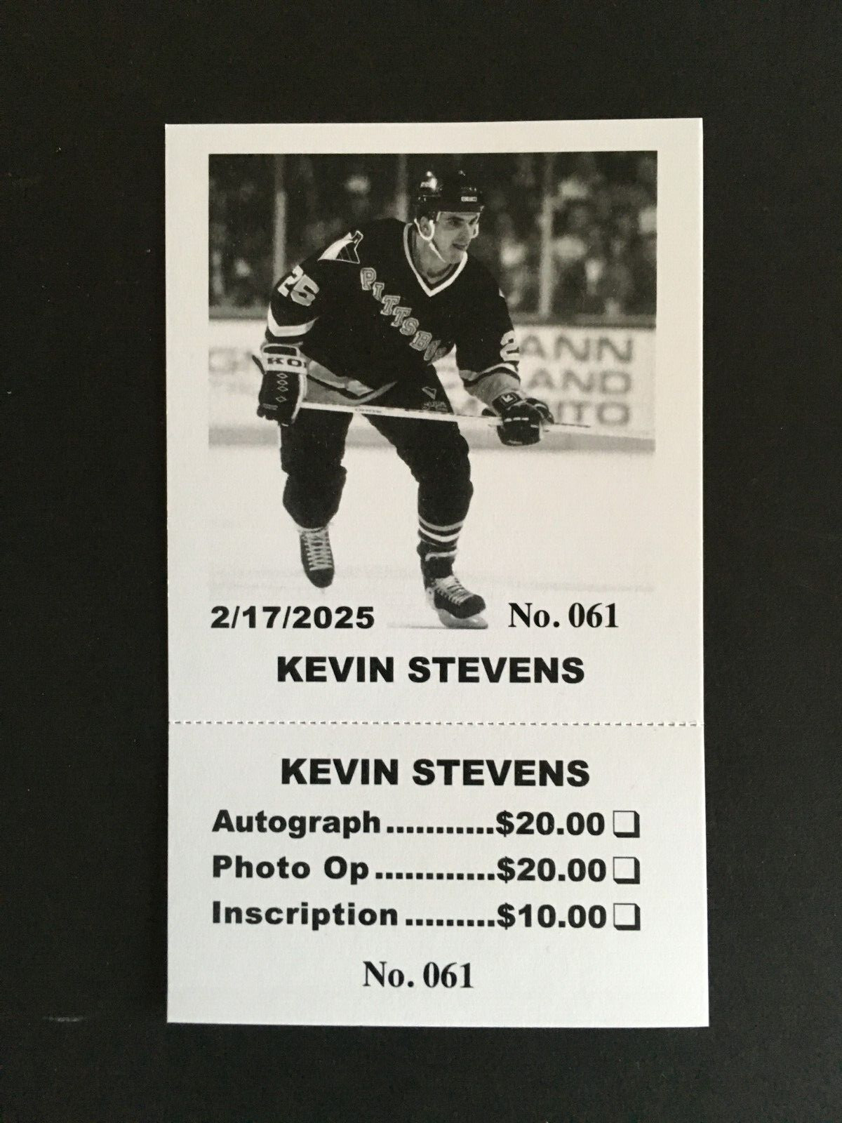 1990-91 O-PEE-CHEE #360 KEVIN STEVENS AUTOGRAPHED ROOKIE CARD