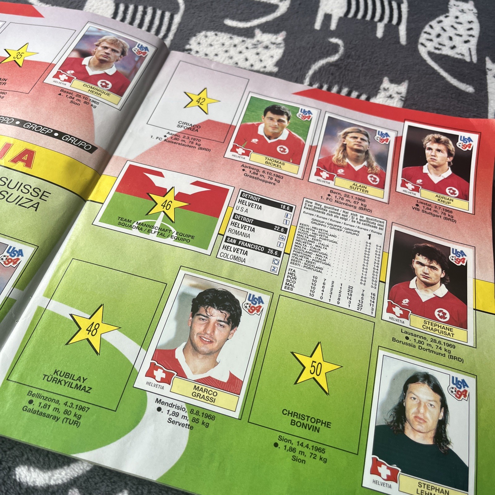 Panini USA World Cup 94 Football Album Incomplete – 275 Stickers – Free UK P&P