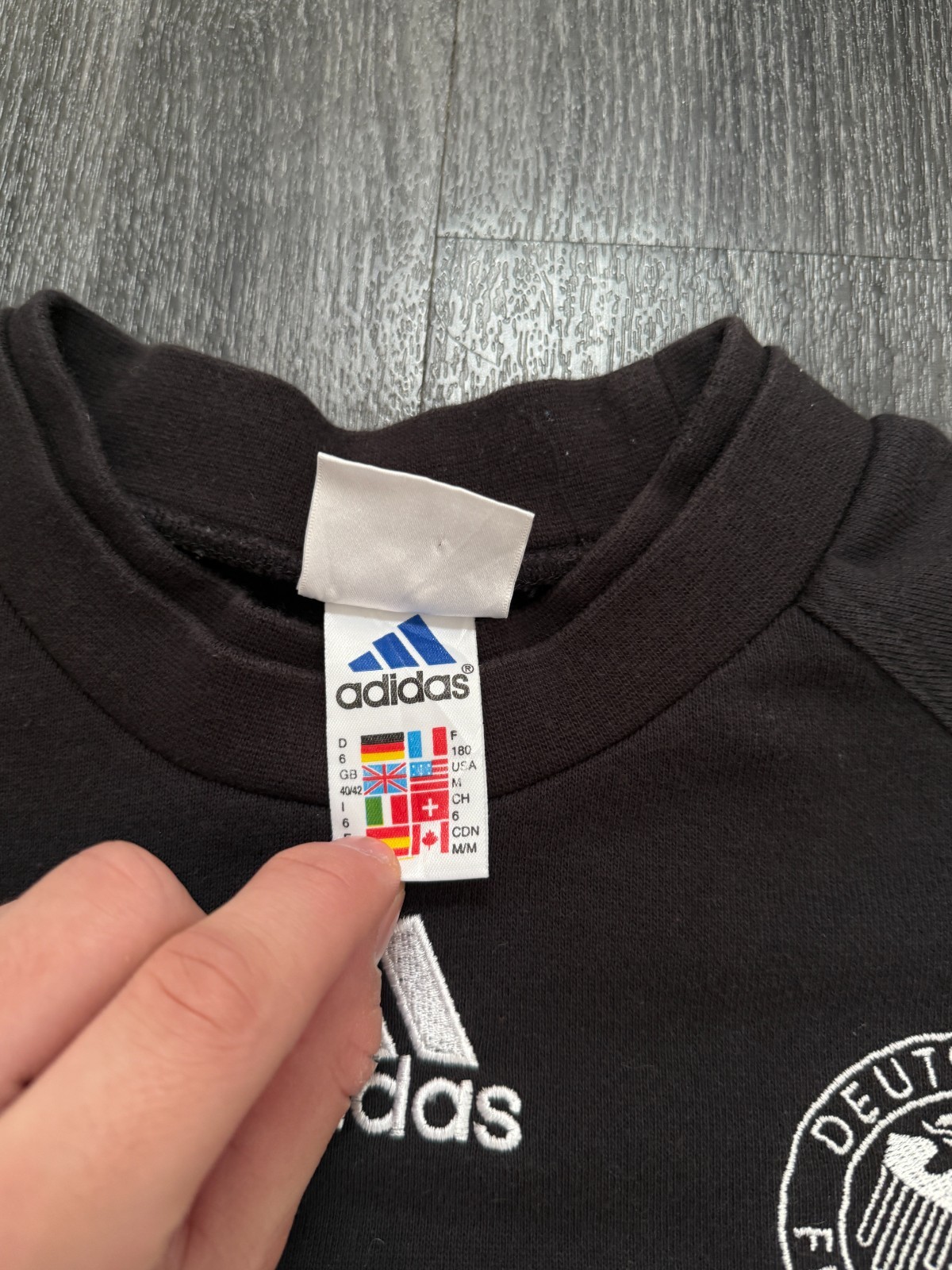Original Adidas Germany 1998/1999 Training Jumper Sweatshirt Mens Medium