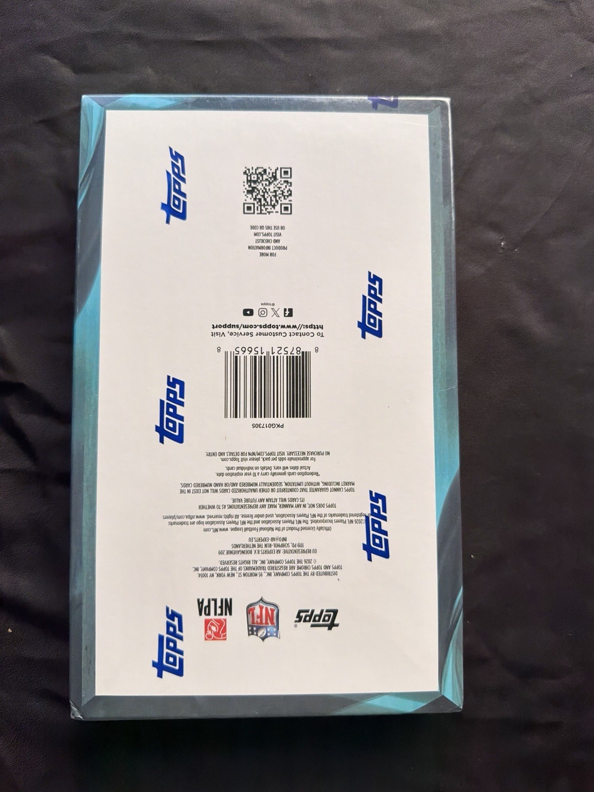 2025 Topps Chrome NFL Football Hobby Box – Brand New Sealed