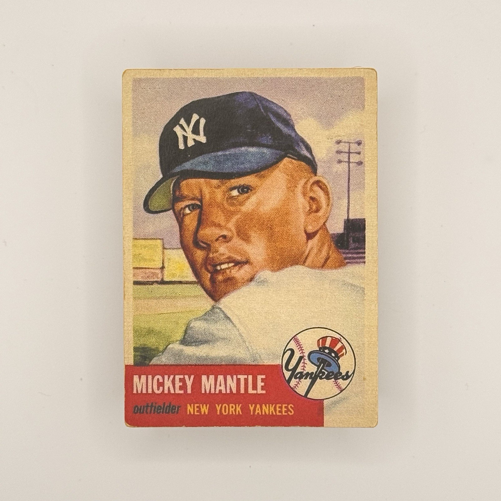 Vintage-Style Souvenir • Mickey Mantle 1953 Inspired Novelty Display Card