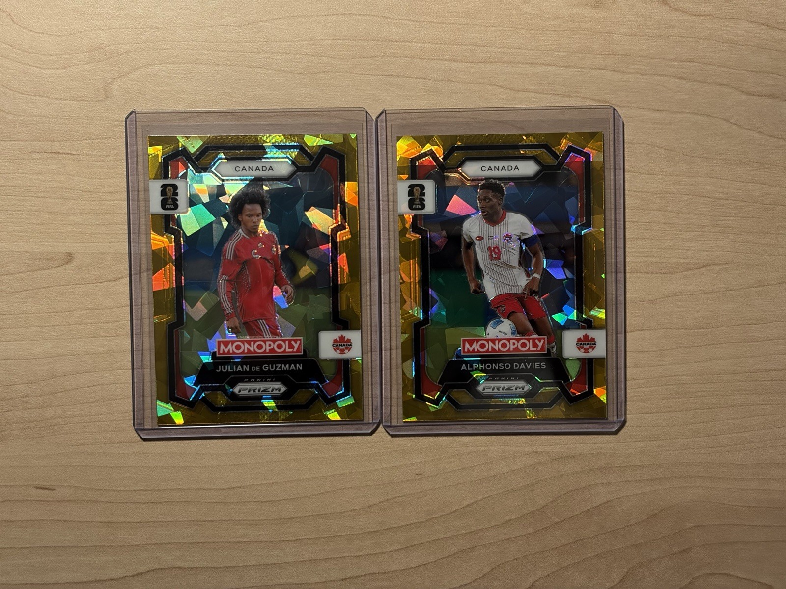 2026 Panini Prizm Monopoly FIFA World Cup Cards Pick Your Card GOLD CRACKED ICE