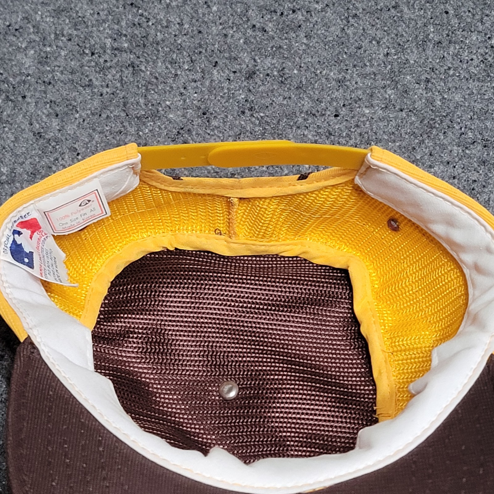 Vintage San Diego Padres Hat Painters Cap Pillbox 1982 Ray Kroc 80th Birthday