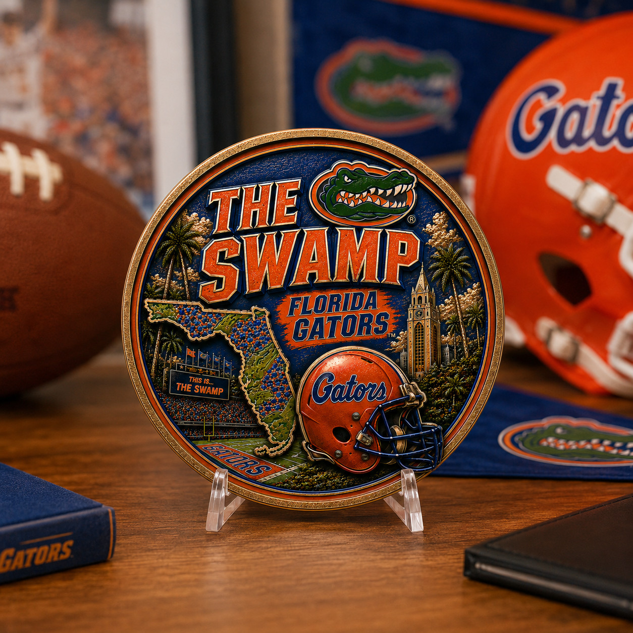 University of Florida Gators Commemorative Coin Gator Nation Fan Gift Souvenir