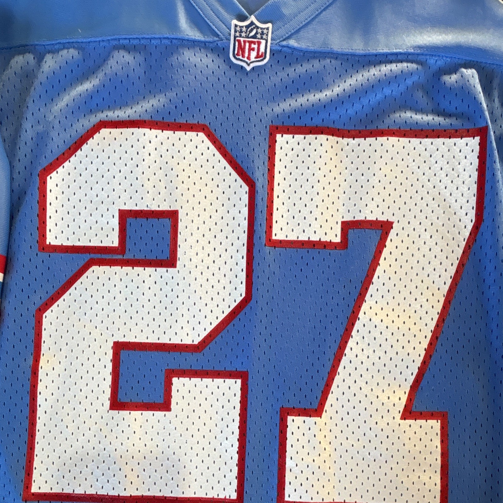 VTG Starter Tennessee Oilers NFL Football Jersey Eddie George 52 XL 97 Throwback