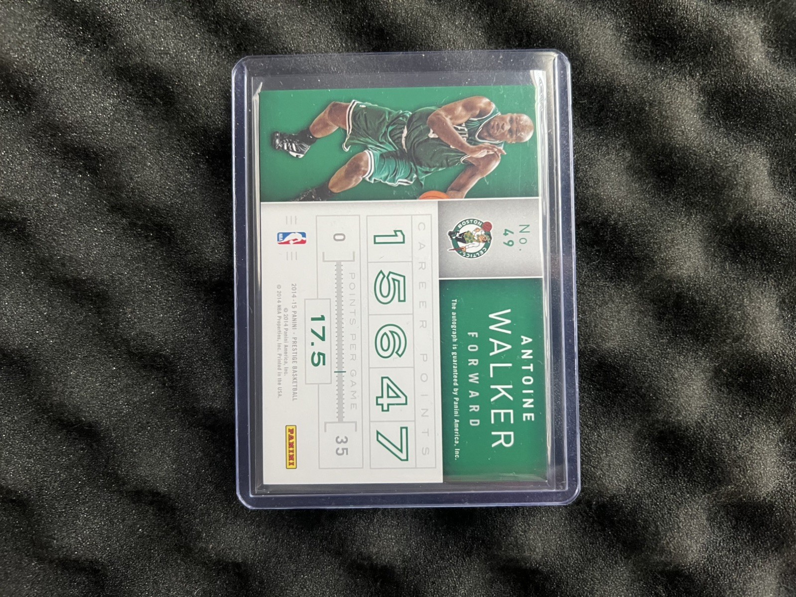 2014-15 Panini Prestige Antoine Walker Stars of the NBA Auto #/175 Celtics