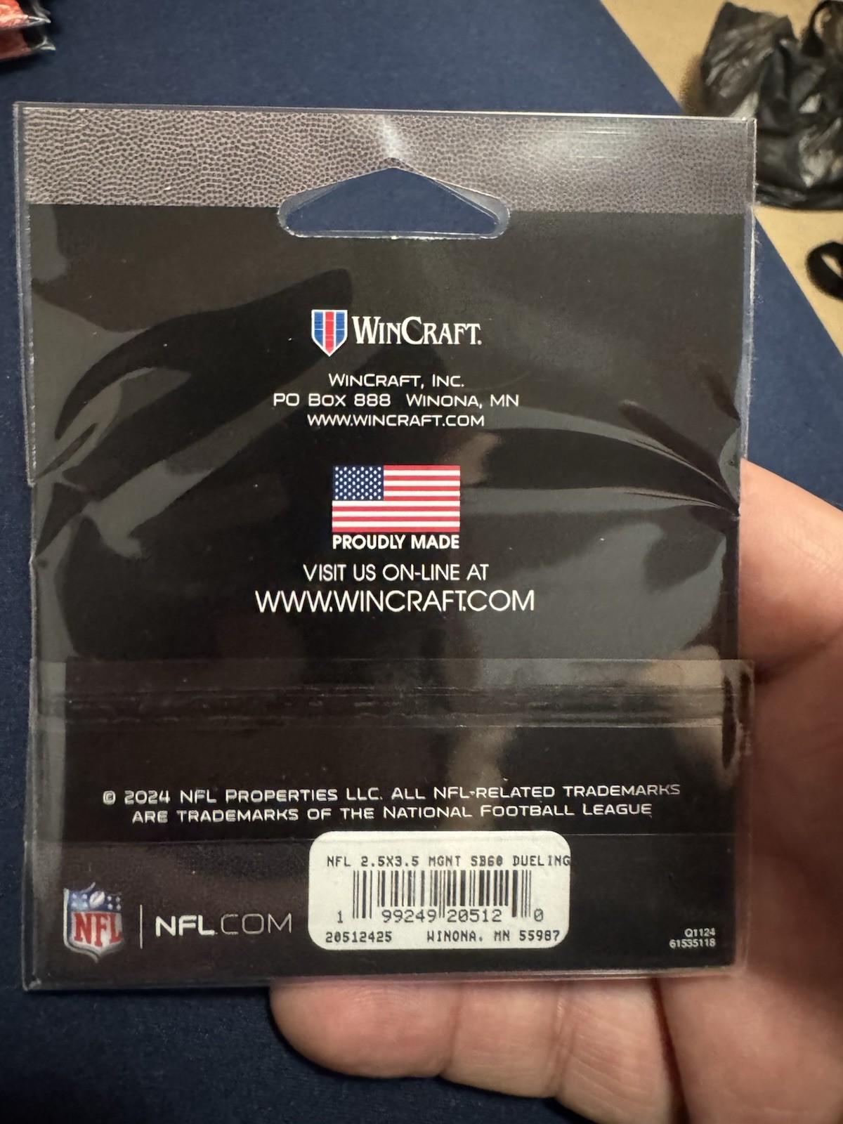Seattle Seahawks Super Bowl LX Dueling Metal Magnet 🧲 2.5×3 Patriots LICENSED