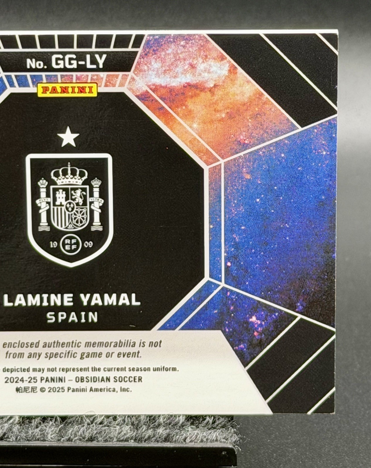 2024-25 Obsidian Lamine Yamal 🇪🇸 ⚽️Galaxy Gear Taiga MEM,SSP#/25,VERY RARE🔥