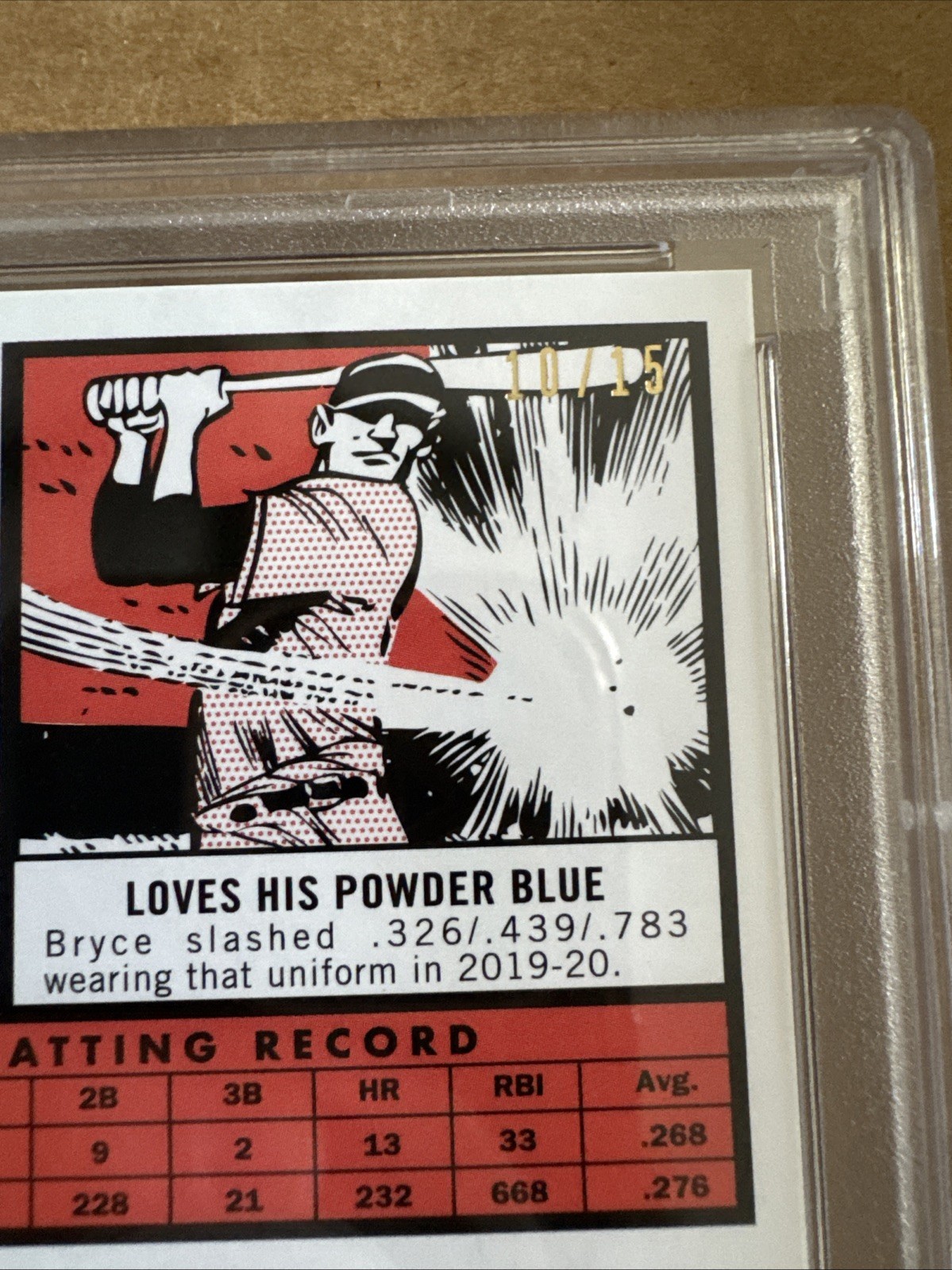 2021 Topps Archives – 1962 Topps Bryce Harper #94 Orange Hot Foil 10/15